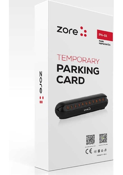 Araç Parktel Numaratör Oto Telefon Park Numaratörü Ön Cam Torpido
