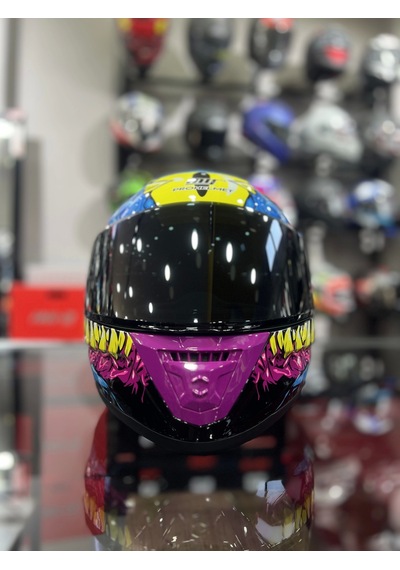 Mts 801 Azure Kapalı Kask Pembe - Sarı