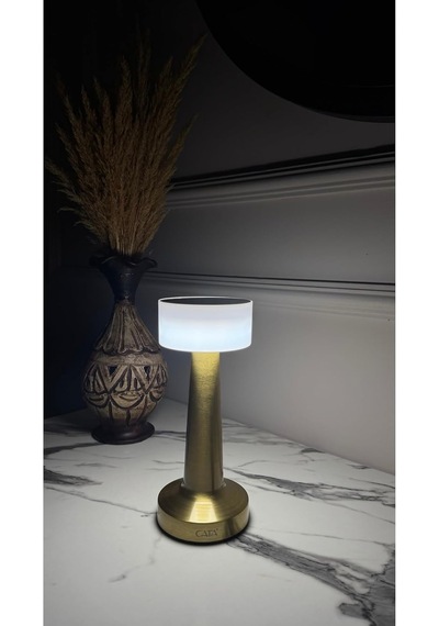 Denver Masa Lambası Gold Renk Dokunmatik 3 Renkli Ct-8436 Çok Renkli