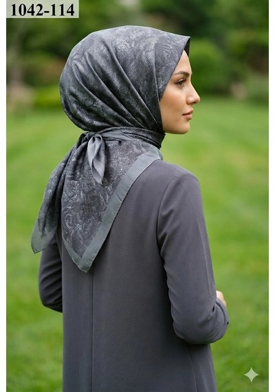 Velscarfs Eşarp Velscarfs Soft Pamuk Parla Eşarp Gri 1042-114 Çok Renkli