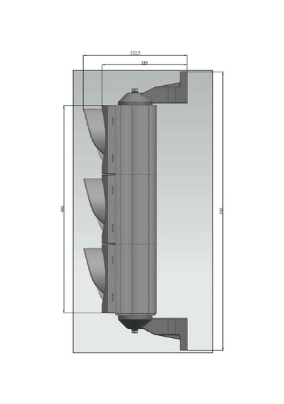 100 mm Ledli Oto Sinyal Verici, Trafik Lambası-2981 - 12 VDC