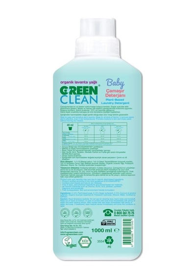 Mey İthalat Baby Bitkisel Çamaşır Deterjanı 1000 Ml 20 Yıkama