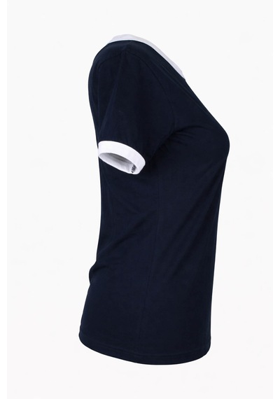 Trender Basic Biyeli O Yaka Lacivert Kadın T-shirt 26ydt1000001