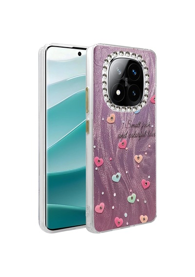 Newface - 375 - Xiaomi Redmi Note 14 Pro 5g Kılıf Blade Aynalı Desenli Kapak - - Csmo-tex - Desen 8 Diğer