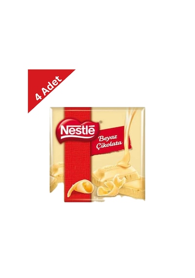 Nestle Klasik Beyaz Çikolata Kare 60 Gr X 4 Adet