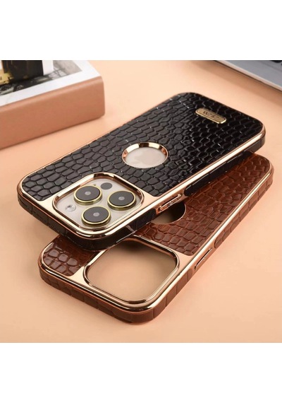 Apple  Uyumlu  iPhone 14 Pro Kılıf Snake Kapak Bordo