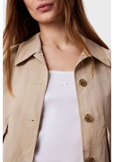 Calvin Klein Pamuklu Regular Fit Logolu Kare Yaka İp Askılı Top Lv047g208gyaf Bayan Top Lv047g208g Yaf Beyaz