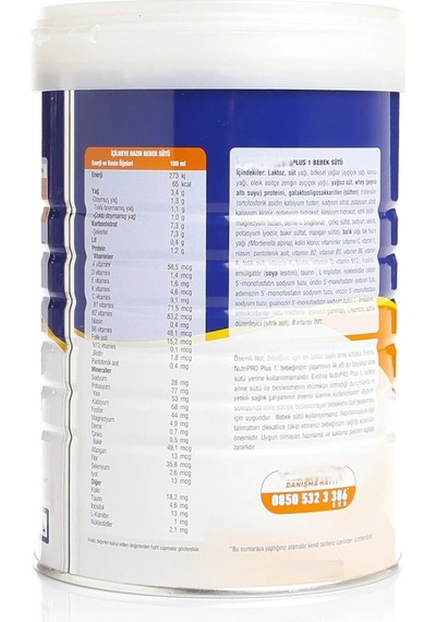 Mey İthalat Plus Bebek Sütü 1 800 Gr