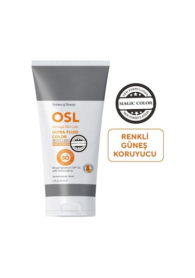 Osl Omega Skin Lab Ultra Fluid Spf 50 Magic Color 50 Ml Renkli Güneş Koruyucu