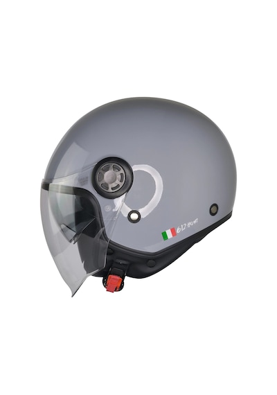 Fr-612 Nardo Gri Yarım Kask Güneş Vizörlü