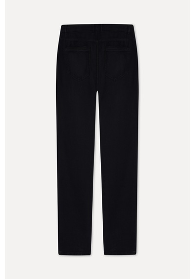 Mudo Erkek Erkek Siyah Slim Straight Fit Pantolon 1272458