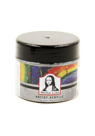 Akrilik Boya 125 Ml Renk Seçenekli 1 Adet Monalisa 125 Ml Akrilik Boya 1 Adet Silver