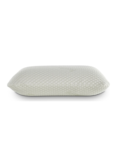 Rudu Breathe Easy Mentol Kılıflı Visco Visko Delikli Bütün Yastık 60x40cm 1150gr Omuz/boyun Destekli Beyaz - Yeşil
