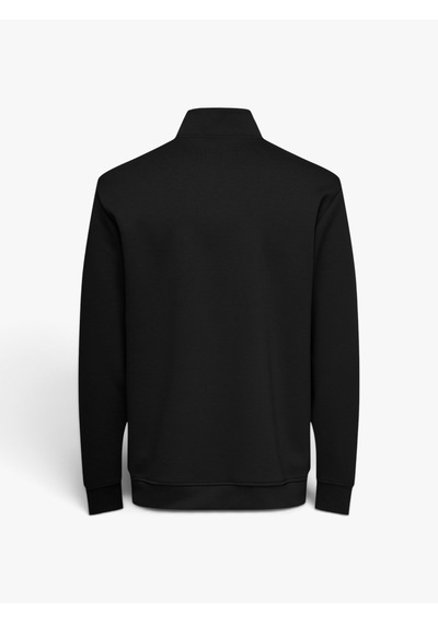 Only & Sons Onsluca Lıfe Reg Ls Halfzıp Sweat Erkek Siyah Sweatshirt - 22037612