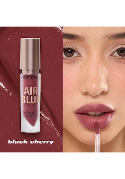 Revolutıon Aır Blur Mat Likit Ruj Black Cherry