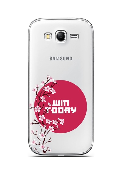 Samsung Uyumlu Grand Neo Sakura Today Tasarımlı Süper Şeffaf Telefon Kılıfı Çok Renkli