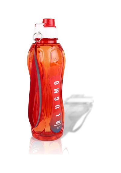 Lugmo Matara Suluk Kapaklı Okul Spor 750 Ml Kırmızı-turuncu Çok renkli