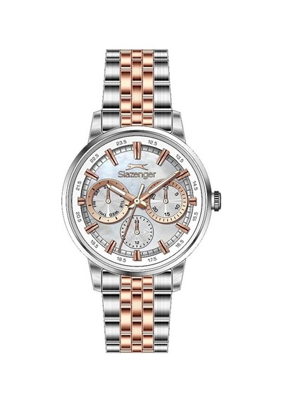 Slazenger Sl.09.2454.4.11 Quartz Çelik Rose/gri 34 Mm Kadın Kol Saati Gri