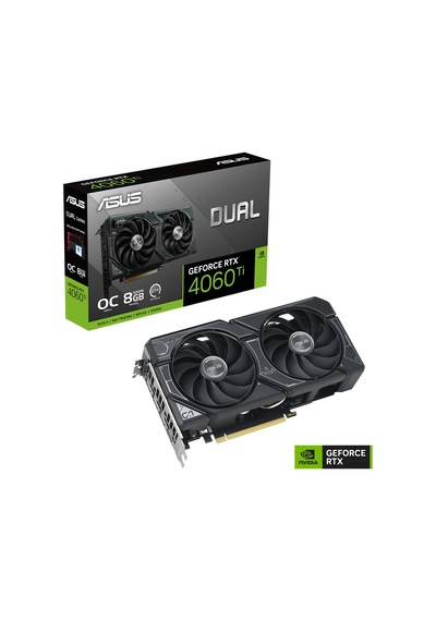 Asus Geforce Dual Rtx 4060 Tı 8gb 128bit Gddr6 2595mhz Oc Hdmı 3xdp Dual-rtx4060tı-o8g Dlss3 Ekran Kartı