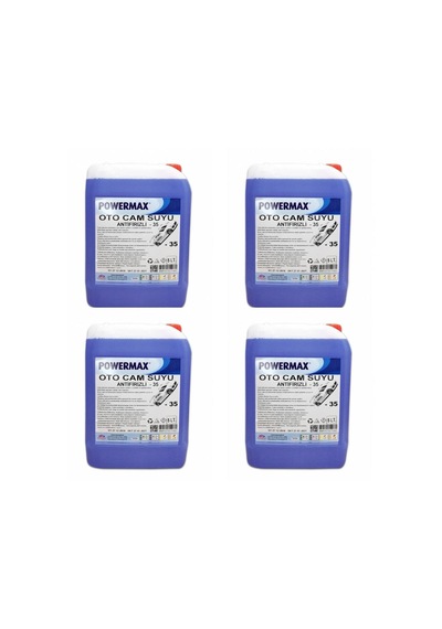 Powermax Antifirizli Oto Cam Suyu -35 Derece 4X5Litre1Ko