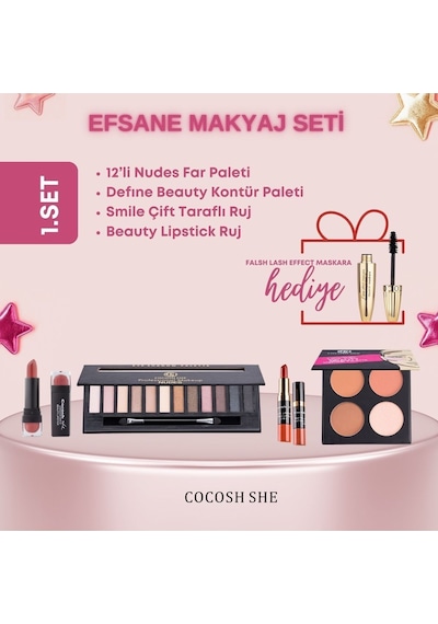 Cocosh She Efsane Makyaj Seti 1