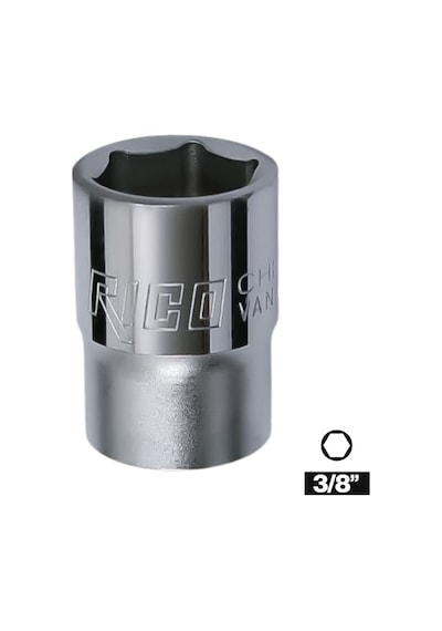 Rıco 3/8 Altı Köşe Lokma 17 Mm