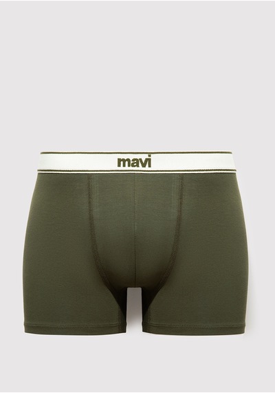Mavi - 3lü Yeşil Basic Boxer 0912223-85543 Yeşil