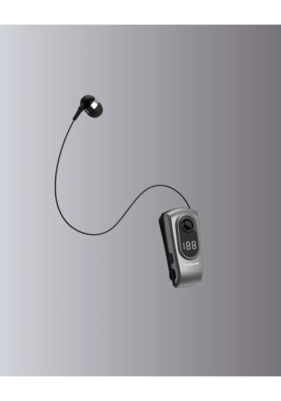 Profesyonel Bluetooth Kulaklık Klipsli, Titreşimli, Dijital Göstergeli ..