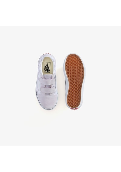 Vans Old Skool V Checkered Çocuk Mor Sneaker Vn000cyaemy1 Mor