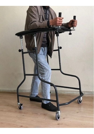 Medikaltec Haraketli Yürüme Cihazı Yetişkin Aksillar Destekli Walker