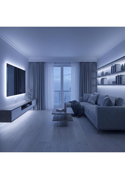 Cata Ct-4541b Cob Şerit Led 12v Metrede 216 Çipli Kesintisiz Noktasız İç Mekan Aydınlatma - 5 Metre Beyaz 6400k