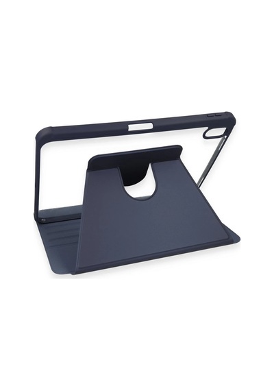 Uray Store Apple iPad Uyumlu Pro 11 2021 Kılıf Starling 360 Kalemlikli Tablet Kılıf - Lacivert Arka Kapak