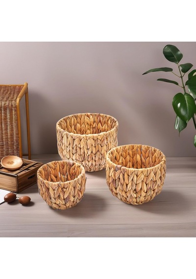 3'lü El Yapımı Doğal Hasır Yuvarlak Saksı Seti, Hasır El Yapımı Yuvarlak Örgü Saksı 3'lü Set, Rattan Saksı Seti, 22cm 15cm-18cm 13cm-14cm 11cm 001 3'lü El Yapımı Doğal Hasır Yuvarlak Saksı Seti, Hasır El Yapımı Yuvarlak Örgü Saksı 3'lü Set, Rattan Saksı Seti, 22cm 15cm-18cm 13cm-14cm 11cm 001