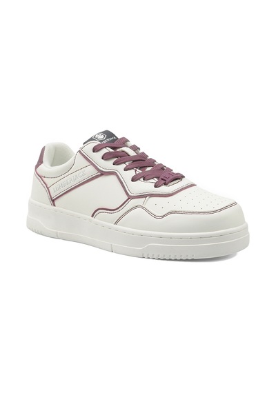 Lumberjack Hakıra 6fx Beyaz Kadın Sneaker Beyaz-bordo