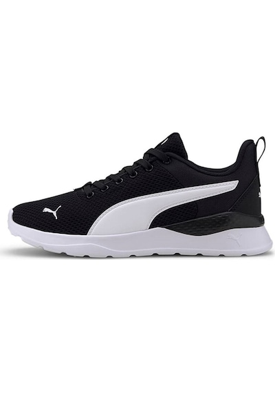 372004-01 Puma Anzarun Lite Jr Unisex Spor Ayakkabı black-white Beyaz - Siyah