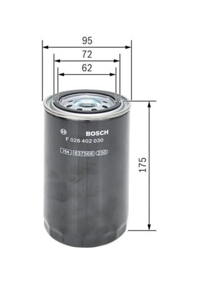 BOSCH F026402030 Dizel Filtre