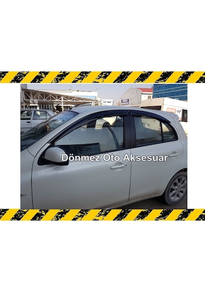Nissan Micra Mügen Cam Rüzgarlığı 2011-2018 Arası 4 Lü Set N11.16201