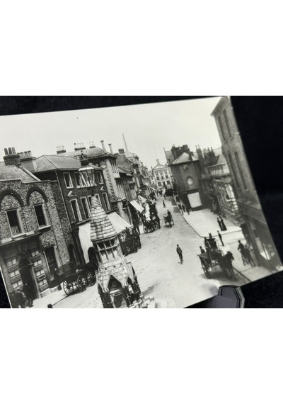 İngiltere Post Card Luton, George Street 1900 Yılları