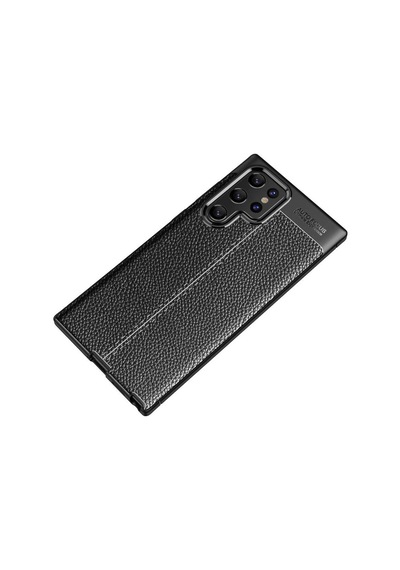Samsung Uyumlu Galaxy S22 Ultra Kılıf Deri Tarzı Niss Silikon Case Kapak