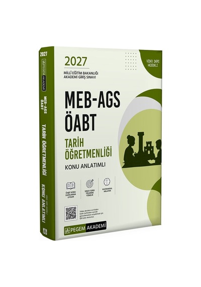 Pegem 2027 Öabt Meb-ags Tarih Öğretmenliği Konu Anlatımlı Pegem Akademi Yayınları