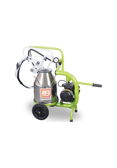 Bartech C-30 Model Kuru Tip Çiftli Koyun Sağım Makinesi - Paslanmaz Güğüm