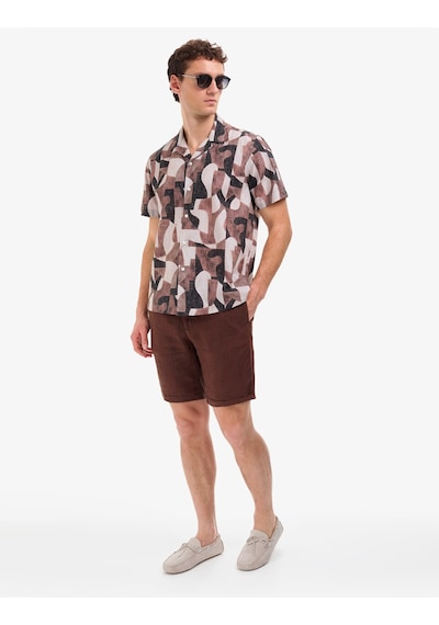 Pierre Cardin Erkek Koyu Kahverengi Şort / Bermuda 50321827-vr084