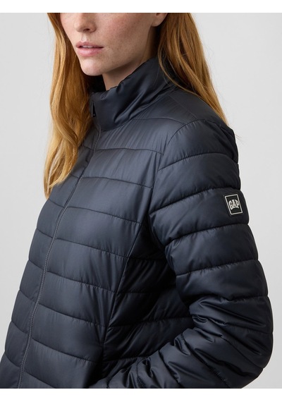 Gap V-frch Logo Lw Puffer Jkt Kadın Siyah Mont 910106000