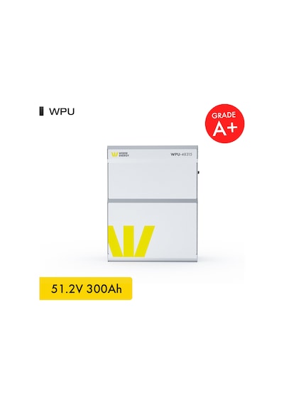 Werer Energy 48V 300Ah 15.5kW LiFePO4 WPU Series Bluetooth’lu Lityum Demir Fosfat Akü