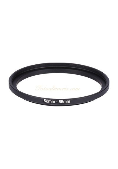52Mm-55Mm Dönüştürücü Step Up Halka Adaptör 52-55Mm