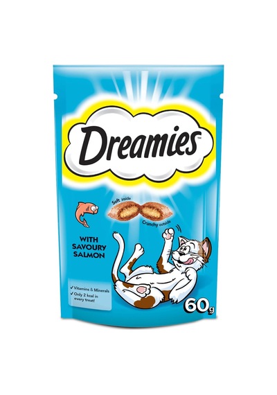 Ayrex Dreamies Kedi Ödül Maması, Somonlu, 60 G
