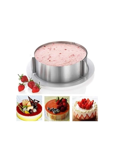 Paslanmaz Çelikten Ayarlanabilir Kek Ve Pasta Kalıbı,ayarlanabilir Kek Çemberi,ayarlı Ekmek Kalıbı,pastacılık V Diğer