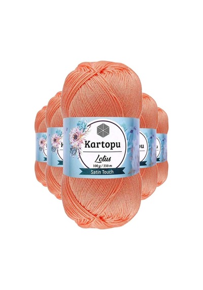 5 Adet Lotus Bikini Büstiyer Bluz Örgü İpi  K218 Somon