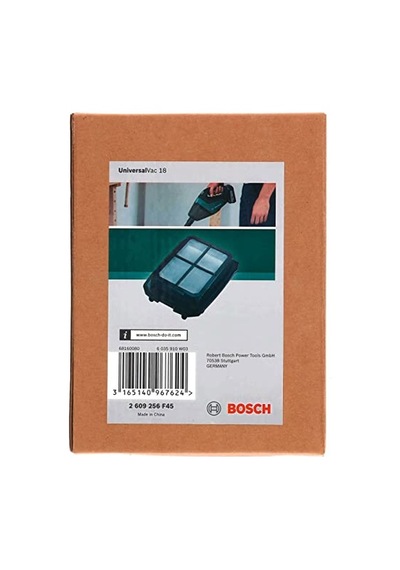 Bosch Accessories 2609256f45 Ön Filtre Bosch Universalvac 18 Akülü Elektrikli Süpürge İçin, Kartonda