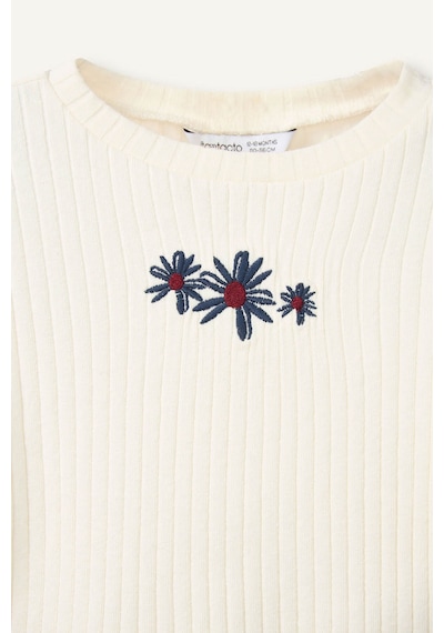Defacto Floral Fitilli Kaşkorse 2li Takım Kız Bebek G8183a526smer105 Ekru-er105